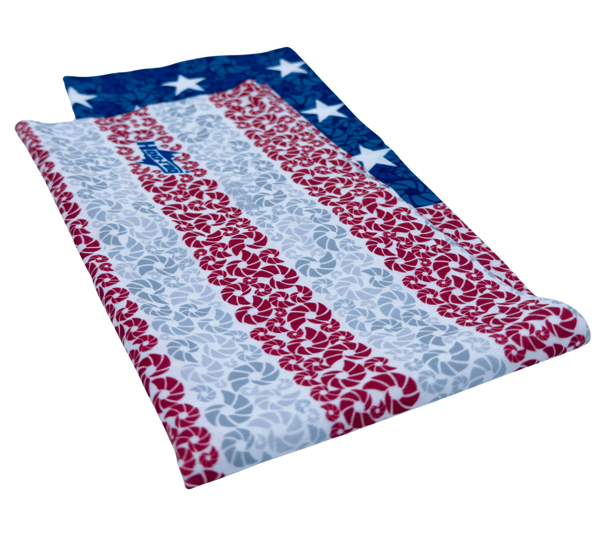 Nautilus logo Hoorag Buff Face Mask USA Flag - Catch Fly Fishing