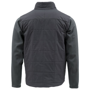 Rear facing, hero image of the Hybrid Jacket. 