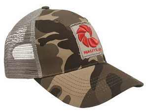Nautilus Logo Trucker Hat – Grey Ghost